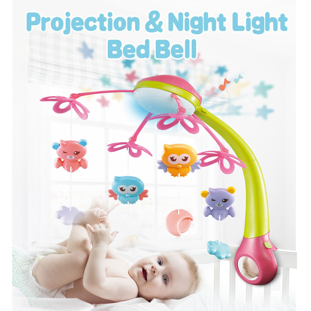 Carusel proiector cu telecomanda si muzical Bebe - imagine 6