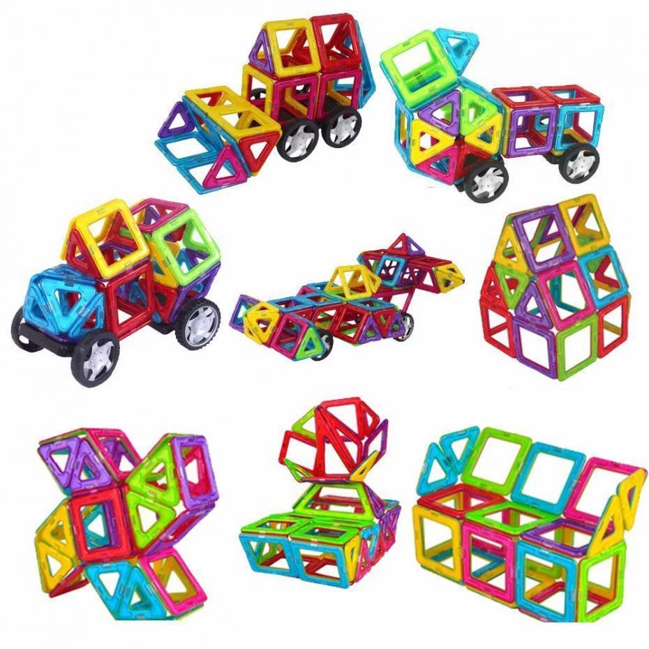 Set forme magnetice de construit 48 piese Magformers