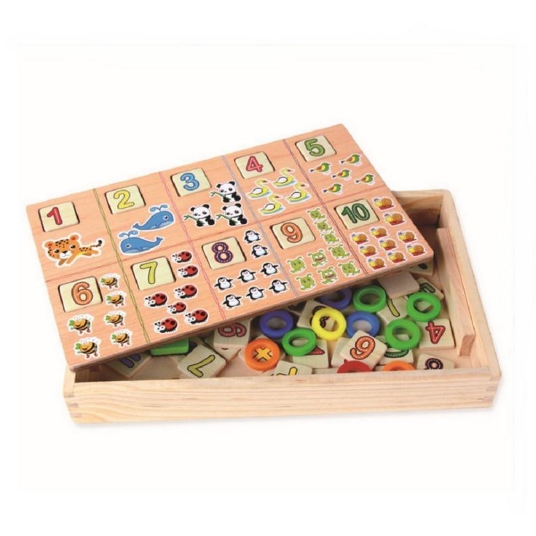 Tabla educativa cu 2 fete Invatam Matematica Donuts