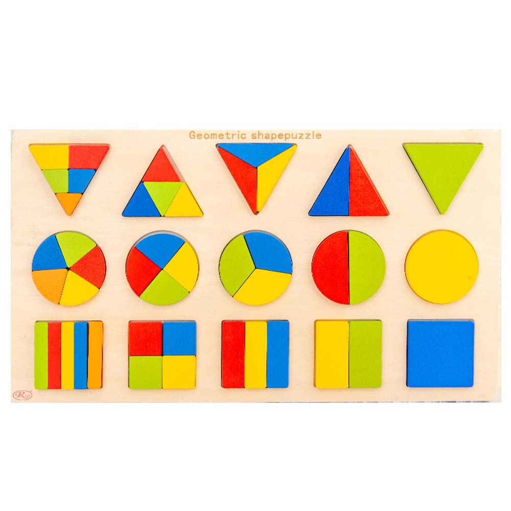 Puzzle Montessori forme geometrice Geometria intregului