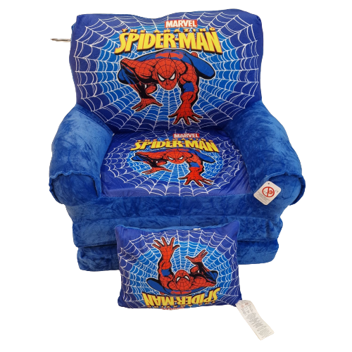 Set Spiderman Fotoliu extensibil triplu 115 cm si Perna plus
