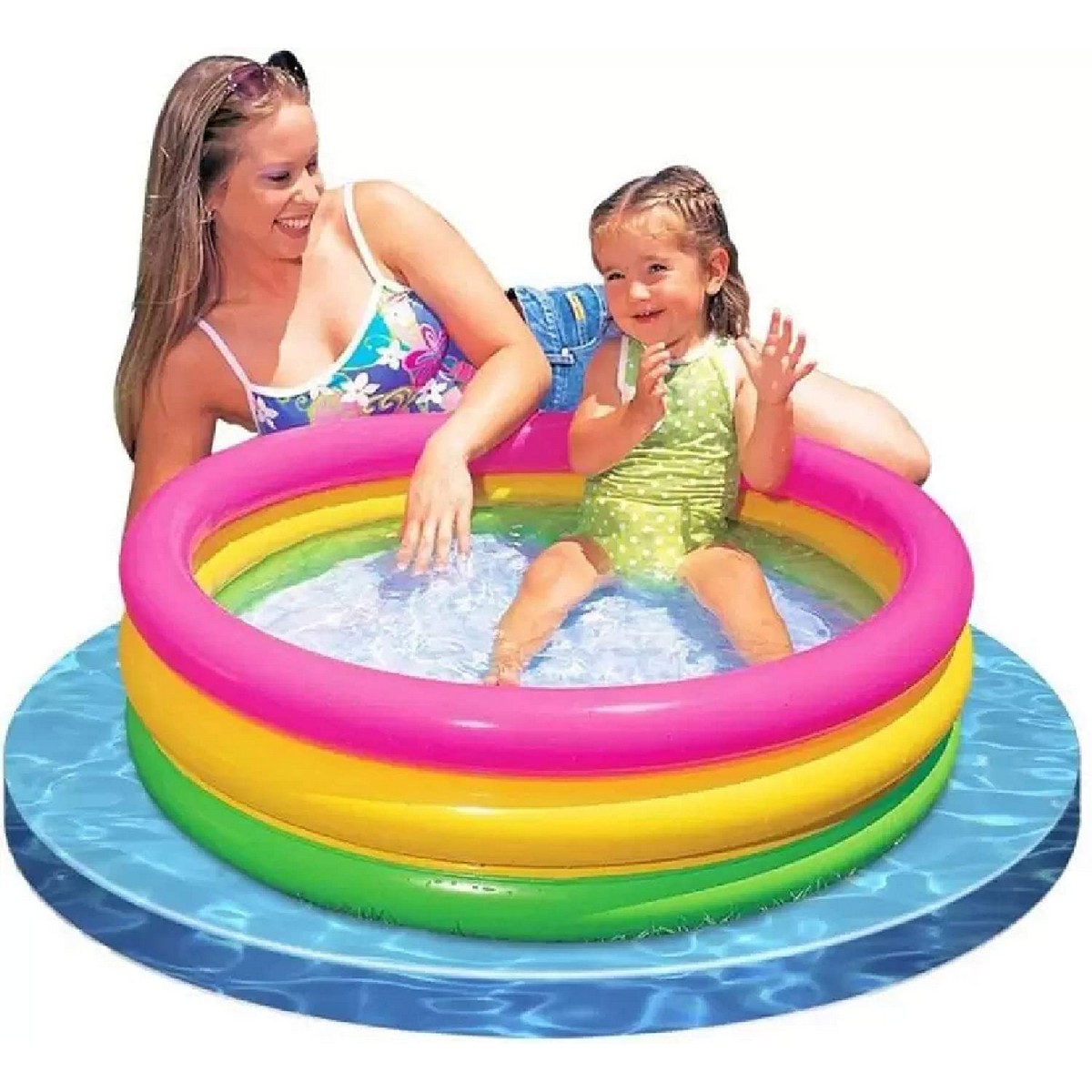 Piscina gonflabila Curcubeu Loc de joaca cu apa