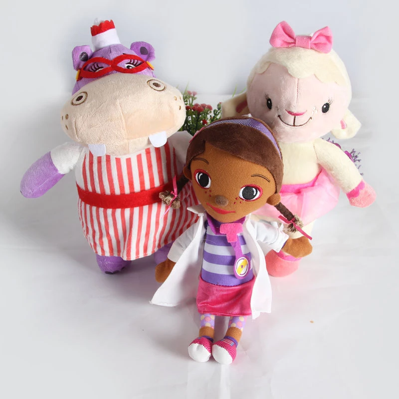 Set 3 jucarii plus Doctorita Plusica Hallie si Lambie