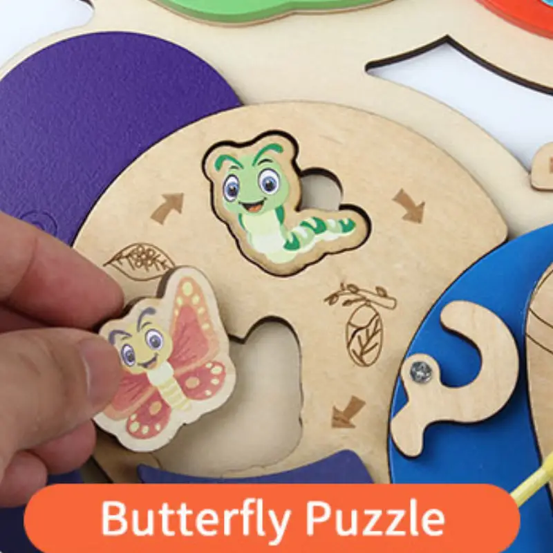 Placa Montessori Busy Omida cu activitati Educative Incuietori